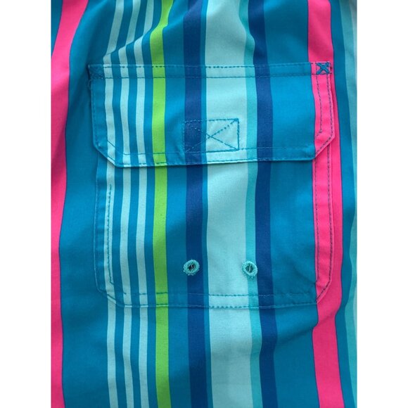Brand new Boy's Vineyard Vines boys' striped Chappy Swim Trunks, size large - Picture 9 of 10